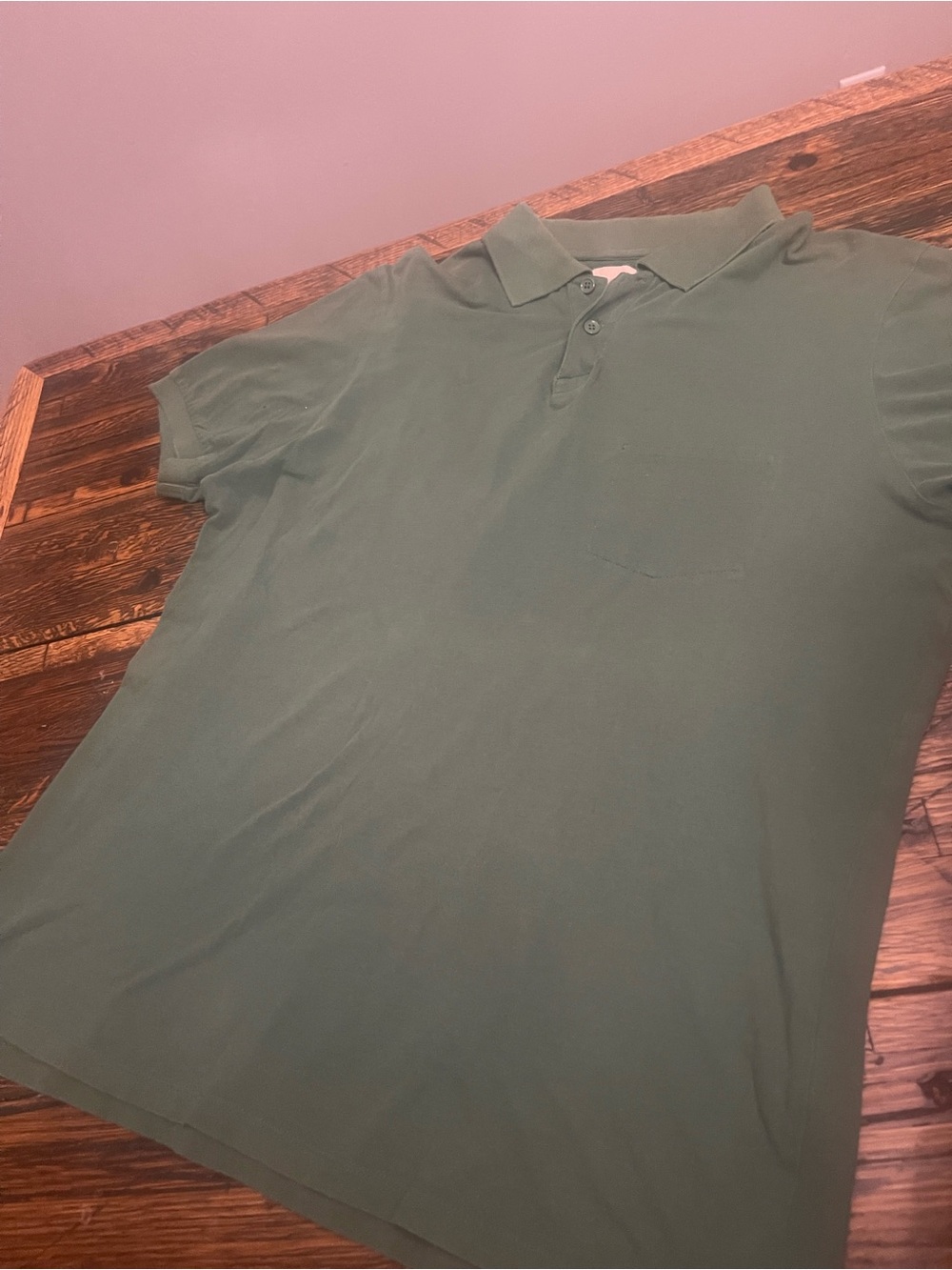 Band Of Outsiders Olive Green Men's Polo Shirt